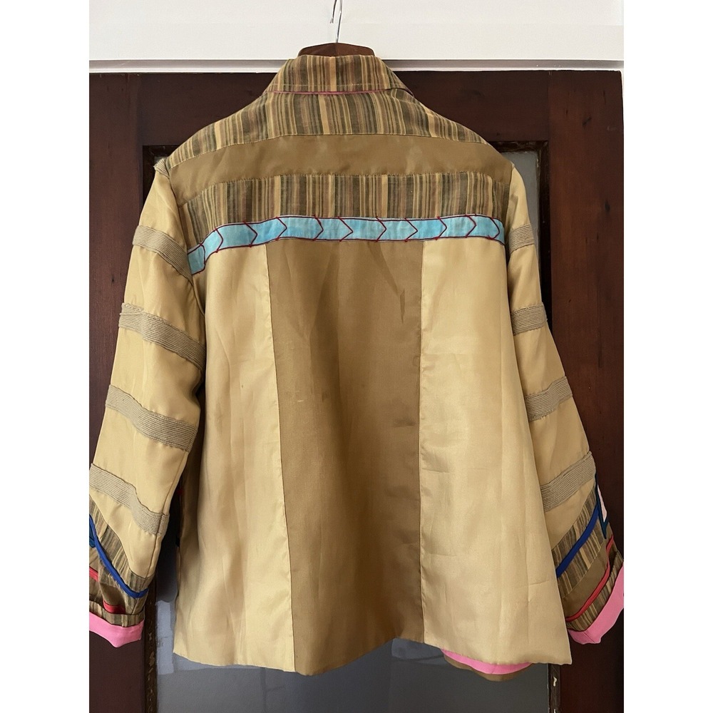 Spirit By Sandy Starkman Blazer Large Colorful Abstract Deaign - Picture 6 of 12